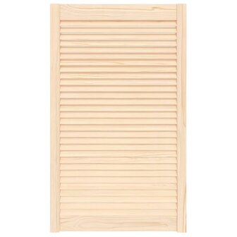 Kastdeur met lamellen 99,3x59,4 cm massief grenenhout 2