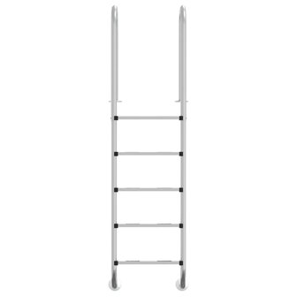 Zwembadladder 54x38x211 cm 304 roestvrij staal 3