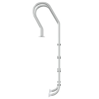 Zwembadladder 54x38x184,5 cm 304 roestvrij staal 4