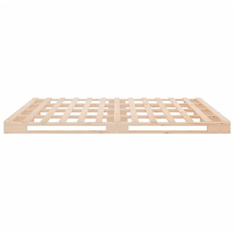 Palletbed massief grenenhout 140x200 cm 6