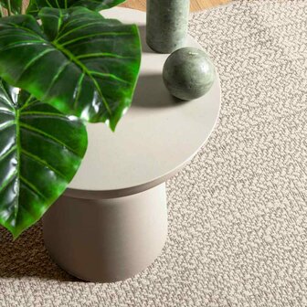 Vloerkleed ZIZUR room binnen en buiten 60x110 cm jute look 2