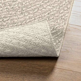 Vloerkleed ZIZUR room binnen en buiten 60x110 cm jute look 7