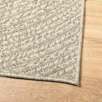 Vloerkleed ZIZUR room binnen en buiten 60x110 cm jute look 8