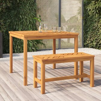 Tuinbank 80 cm massief acaciahout 1