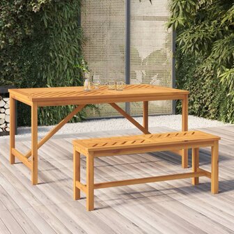 Tuinbank 110 cm massief acaciahout 1
