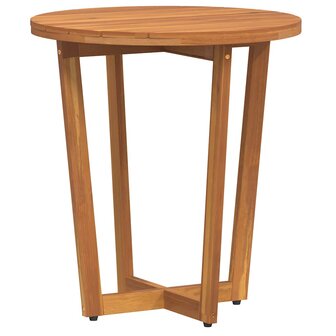 Tuinbijzettafel rond &Oslash;55x60 cm massief acaciahout 2