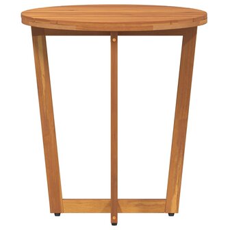 Tuinbijzettafel rond &Oslash;55x60 cm massief acaciahout 5