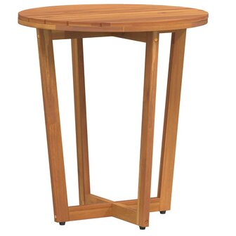 Tuinbijzettafel rond &Oslash;55x60 cm massief acaciahout 7