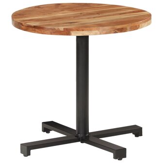 Bistrotafel rond &Oslash;80x75 cm massief acaciahout 1