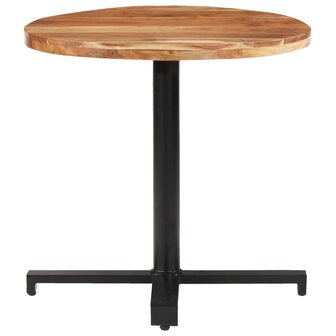 Bistrotafel rond &Oslash;80x75 cm massief acaciahout 2