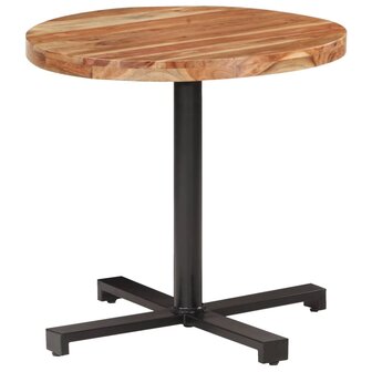 Bistrotafel rond &Oslash;80x75 cm massief acaciahout 8