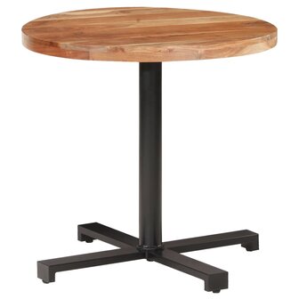 Bistrotafel rond &Oslash;80x75 cm massief acaciahout 9