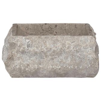 Gootsteen 30x30x13 cm marmer grijs 4