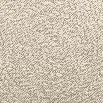 Vloerkleed ZIZUR cr&egrave;me binnen en buiten &Oslash; 90 cm jute look 5