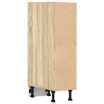 Onderkast 20x44,5x81,5 cm bewerkt hout sonoma eikenkleurig 6