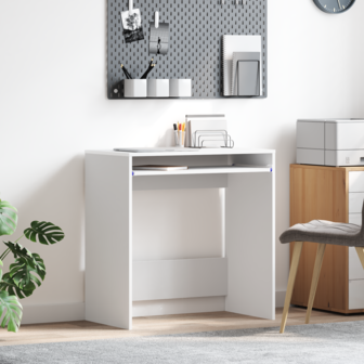 Bureau Wit 77,5x43x79 cm Geengineerd Hout 1