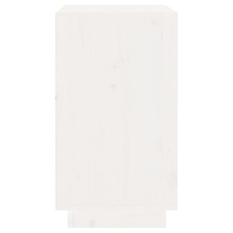 Wijnkast 55,5x34x61 cm massief grenenhout wit 6