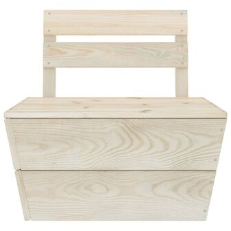 Middenbank sectioneel pallet ge&iuml;mpregneerd vurenhout 2