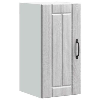 Keukenwandkast Lucca bewerkt hout grijs sonoma eikenkleur 1