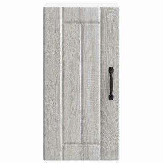 Keukenwandkast Lucca bewerkt hout grijs sonoma eikenkleur 4
