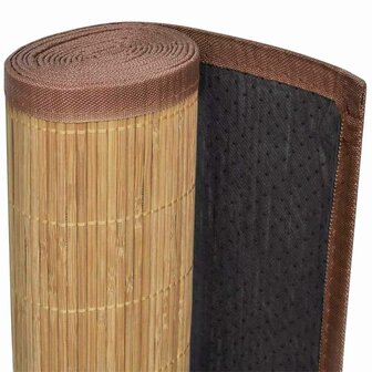 Tapijt 160x230 cm bamboe bruin 4