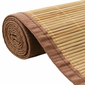Tapijt 160x230 cm bamboe bruin 5