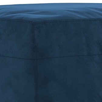 Bankje 70x35x41 cm fluweel blauw 5