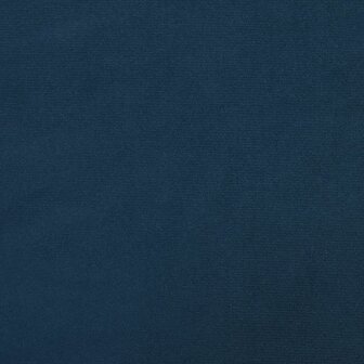 Bankje 70x35x41 cm fluweel blauw 6