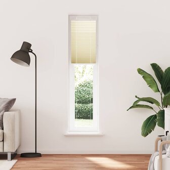 Pliss&eacute; rolgordijn 50x200 cm stofbreedte 49,4 cm polyester cr&egrave;me 2