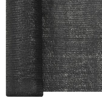Privacynet 150 g/m&sup2; 1x25 m HDPE zwart  3