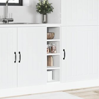Onderkast Riga 20x44,5x81,5 cm bewerkt hout wit 3