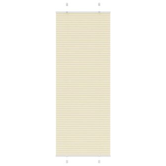 Pliss&eacute; rolgordijn 70x200 cm stofbreedte 69,4 cm polyester cr&egrave;me 1