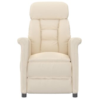 Massagestoel microvezelstof beige 3