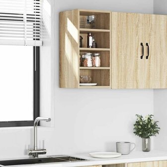 Hangkast Riga 30x29,5x60 cm bewerkt hout sonoma eikenkleurig 3