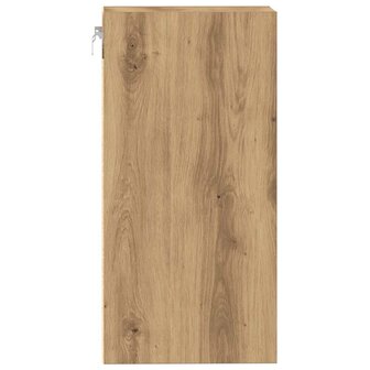 Hangkast Riga 30x29,5x60 cm bewerkt hout artisanaal eikenkleur 5