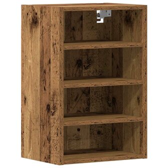 Hangkast Riga 40x29,5x60 cm bewerkt hout oud houtkleurig 2