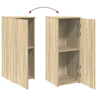 Opbergkast 40x45x103,5 cm bewerkt hout sonoma eikenkleurig 8