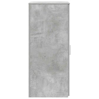 Opbergkast 40x45x103,5 cm bewerkt hout betongrijs 6
