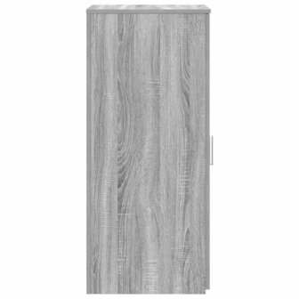 Opbergkast 40x45x103,5 cm bewerkt hout grijs sonoma eikenkleur 6