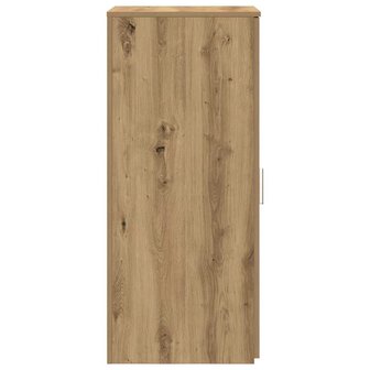 Opbergkast 40x45x103,5 cm bewerkt hout artisanaal eikenkleur 6