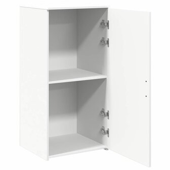 Opbergkast 50x45x103,5 cm bewerkt hout wit 4