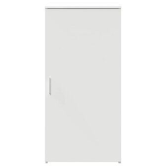 Opbergkast 50x45x103,5 cm bewerkt hout wit 5