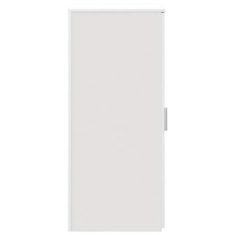 Opbergkast 50x45x103,5 cm bewerkt hout wit 6