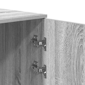 Opbergkast 50x45x103,5 cm bewerkt hout grijs sonoma eikenkleur 8