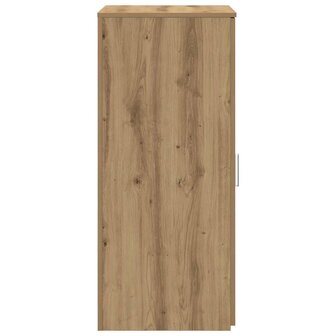 Opbergkast 50x45x103,5 cm bewerkt hout artisanaal eikenkleur 5