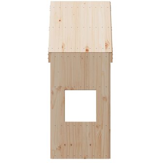 Kinderbedhuisje 55x99x139,5 cm massief grenenhout 4