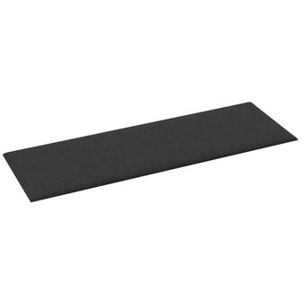 Wandpanelen 12 st 3,24 m&sup2; 90x30 cm stof zwart 4
