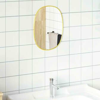 Wandspiegel 40x30 cm goudkleurig 3