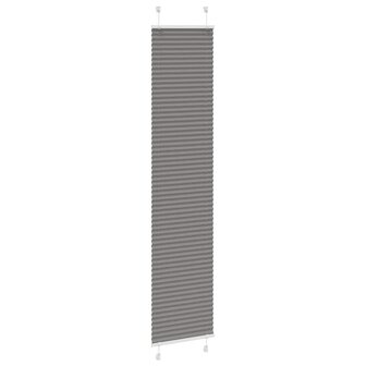 Pliss&eacute; rolgordijn 40x200 cm stofbreedte 39,4 cm antraciet 3