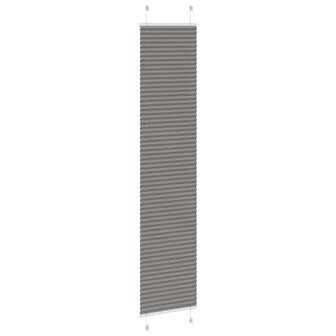 Pliss&eacute; rolgordijn 40x200 cm stofbreedte 39,4 cm antraciet 4